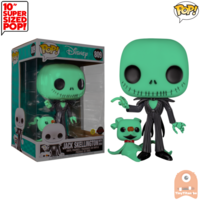 Funko POP! Disney jack Skellington w/ zero 10 INCH GITD #809 The Nightmare Before Christmas Exclusive