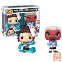 Funko POP! Tanjiro kamado &amp; Sakonji Urokodaki 2-Pack Demon Slayer SDCC 2023 Exclusive LE - Pre-order