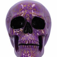 Nemesis Now - Violet Elegance Skull 18.5cm