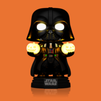 Funko POP! SUPER LIGHTS AND SOUNDS DARTH VADER 727 HOLDING JACK-O-LANTERNS
