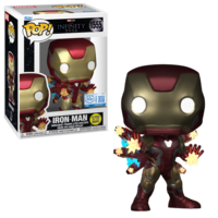 FUNKO POP! Plus Iron Man with Beams GITD 1555 INFINITY SAGA Exclusive