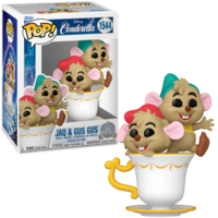 Funko POP! CINDERELLA 75TH ANNIVERSARY 1544 Jaq and Gus Gus Back Order