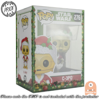 5 Pack PPJoe Standard 4&quot; Festive Funko POP! Protectors 0.45mm Thickness