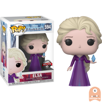 POP! Disney Elsa With Crystal Exclusive #594  Frozen II