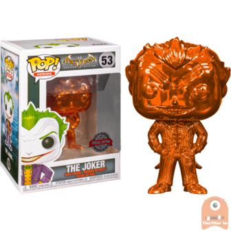 POP! Heroes The Joker Orange Chrome #53 Batman Arkham Asylum