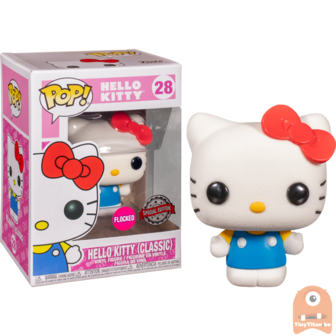 POP! Sanrio Hello Kitty CLassic Flocked #28 Exclusive