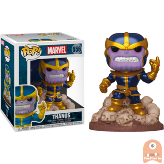 POP! Marvel The Infinity Gauntlet - Thanos Snap Metallic 6 INCH Deluxe #556 Exclusive