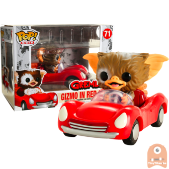 POP! Ride Movies Gizmo in Red Car #71 Gremlins - Exclusive