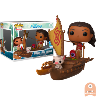 POP! Ride Disney Moana &amp; Pua on Boat #62 Moana - SDCC Excl.