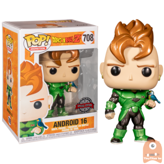POP! Animation Android 16 Metallic #708 Dragonball Z - Exclusive
