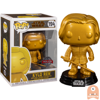 POP! Star Wars Kylo Ren Gold Metallic #194 Exclusive