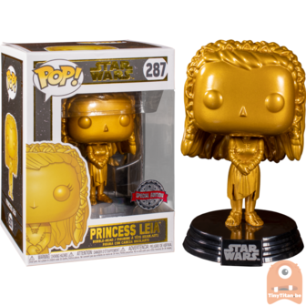 POP! Star Wars princess Leia Gold Metallic #287 Exclusive
