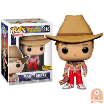 POP! Movies Marty McFly Cowboy #816 Back to the Futur Exclusive