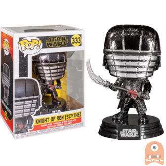 POP! Star Wars Knight of Ren w/ Scythe Chrome #333 The Rise of Skywalker 