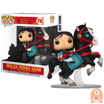 POP! Ride Disney Mulan Riding Khan #76 Mulan