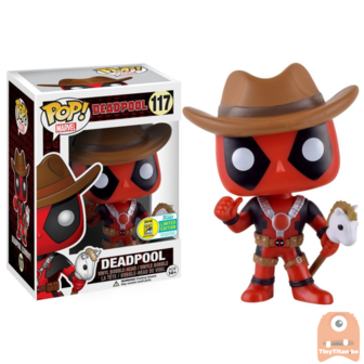 POP! Marvel Deadpool Cowboy #117 Summer Convention Exclusive - Vaulted - SDCC