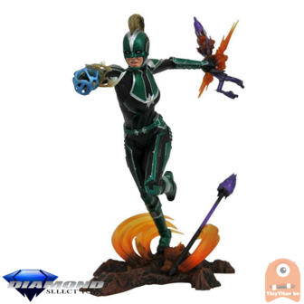 Marvel Movie Gallery Captain Marvel Starforce PVC Diorama 23 CM