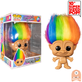POP! Movies Rainbow Troll 10 INCH #09 Good Luck Trolls