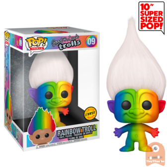 POP! Movies Rainbow Troll CHASE 10 INCH #09 Good Luck Trolls