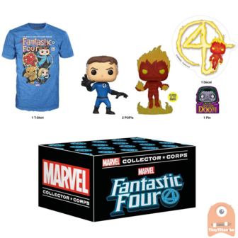 POP! Marvel Collector Corps Box Fantastic Four Theme - M