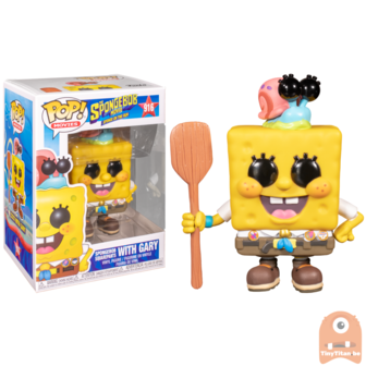 POP! Movies Spongebob Squarepants w/ gary in Scout Uniform #916 Spongebob Squarepants
