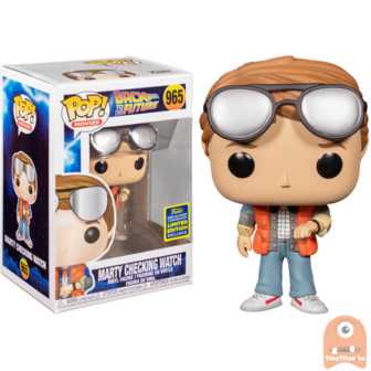 POP! Movies Marty Checking Watch #965 Back to the Future - SDCC Exclusive