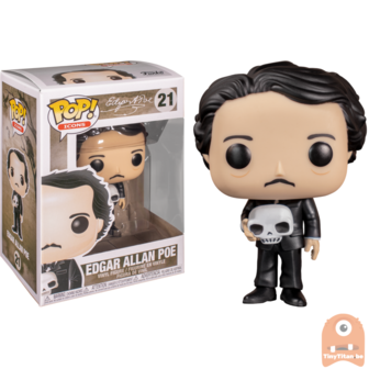 POP! Icons Edgar Allan Poe w/ Skull #21