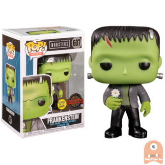 POP! Movies Frankenstein w/ Flower GITD #607 Universal Studios Monsters Exclusive