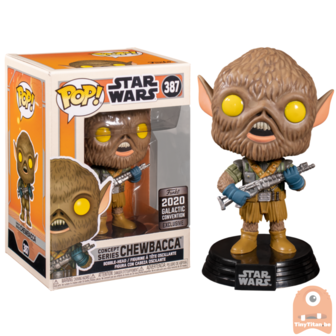 POP! Star Wars Chewbacca Concept Series #387 Galactic Convention Exclusive