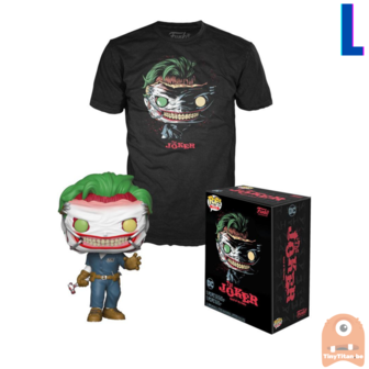 Funko POP! & TEE BOX The Joker GITD - Death of the Family Exclusive - Large