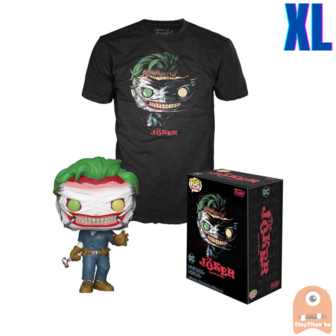Funko POP! & TEE BOX The Joker GITD - Death of the Family Exclusive - X-Large