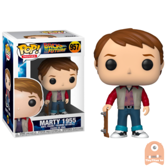 POP! Movies Marty 1955 w/ Skateboard #957 Back to the Future