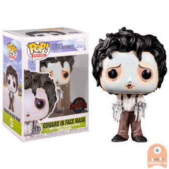 POP! Movies Edward In Face Mask #983 Edward Scissorhands Exclusive