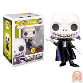 POP! Disney Vampire Jack GITD #598 Nightmare before christmas - Exclusive