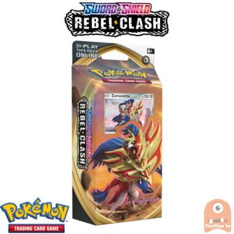 Pok&eacute;mon TCG Sword and Shield- Rebel Clash Theme Deck Zamazenta