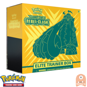 Pok&eacute;mon TCG Sword and Shield - Rebel Clash Elite Trainer Box