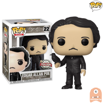 POP! Icons Edgar Allan Poe w/ Crow #22 Exclusive