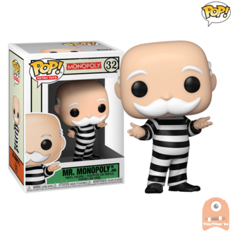 POP! Retro Toys Mr. Monopoly In Jail #32 Monopoly