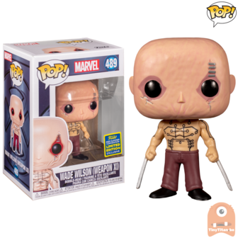 POP! Marvel Wade Wilson Weapon XI #489 x-Men SDCC Exclusive