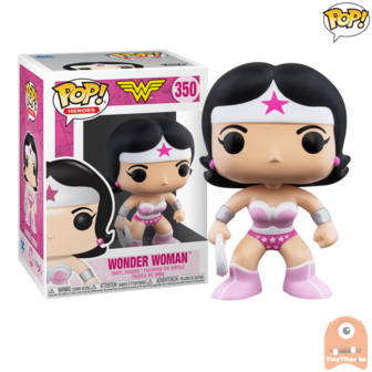 POP! Heroes Breast Cancer Awareness Pink Wonder Woman #350 DC Comics 