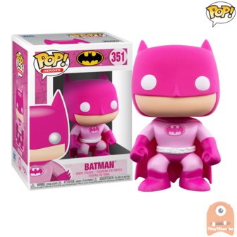 POP! Heroes Breast Cancer Awareness Pink Batman #351 DC Comics 
