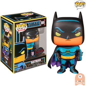 POP! Heroes Batman Black light Glow #369 The Animated Series Exclusive