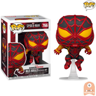 POP! Marvel Miles Morales S.T.R.I.K.E. Suit #766 Spider-Man GameVerse 