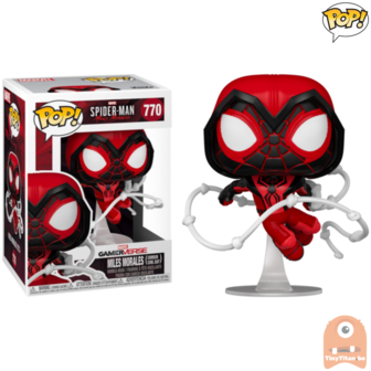 POP! Marvel Miles Morales Crimson Cowl Suit #770 Spider-Man GameVerse 