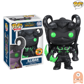 POP! Games Illidan Black SDCC #14 World of Warcraft  LE 1008 PCS Exclusive