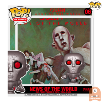 POP! Rocks Albums: Queen, News of The World /w Case
