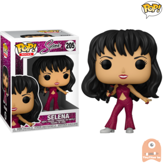 POP! ROCKS Selena Quintanilla-P&eacute;rez Burgundy Outfit #205