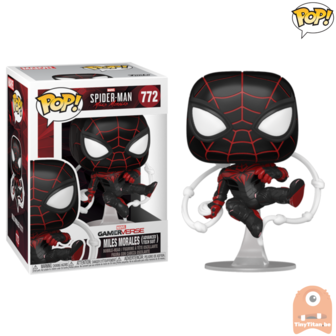POP! Marvel Miles Morales Advanced Tech Suit #772 Spider-Man GameVerse 