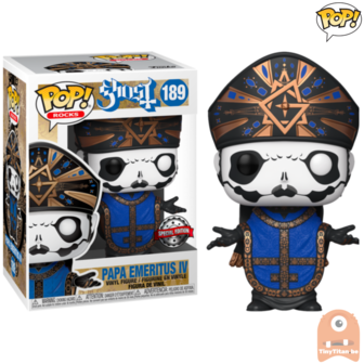 POP! Rocks Papa Emeritus IV #189 Ghost Exclusive