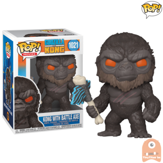 POP! Movies Kong w/ Battle Axe #1021 Godzilla vs Kong 